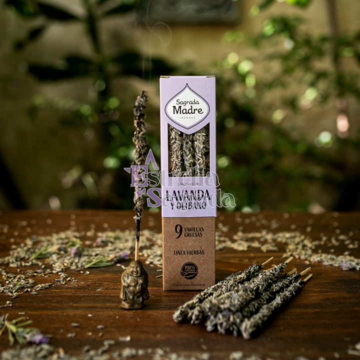 Sahumerios De Lavanda Sagrada Madre