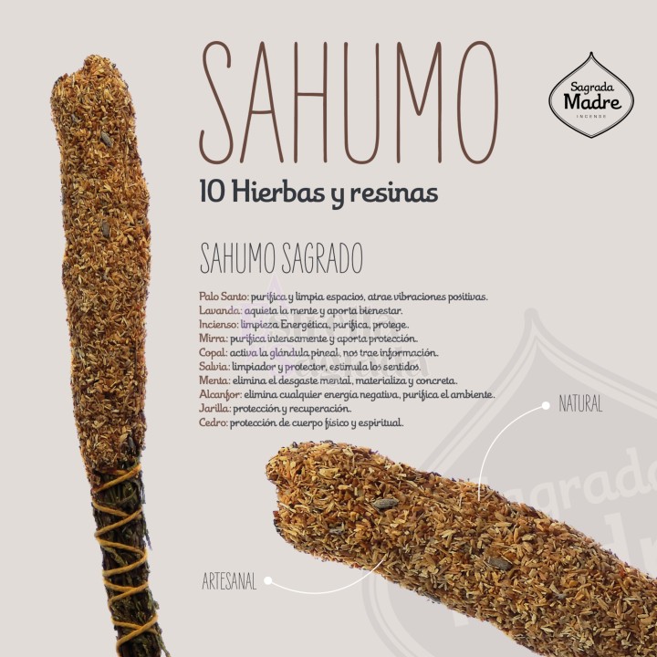 Sahúmo 10 Hierbas Sagrada Madre