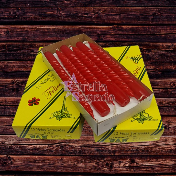 Velas Torneadas 20cm Wan
