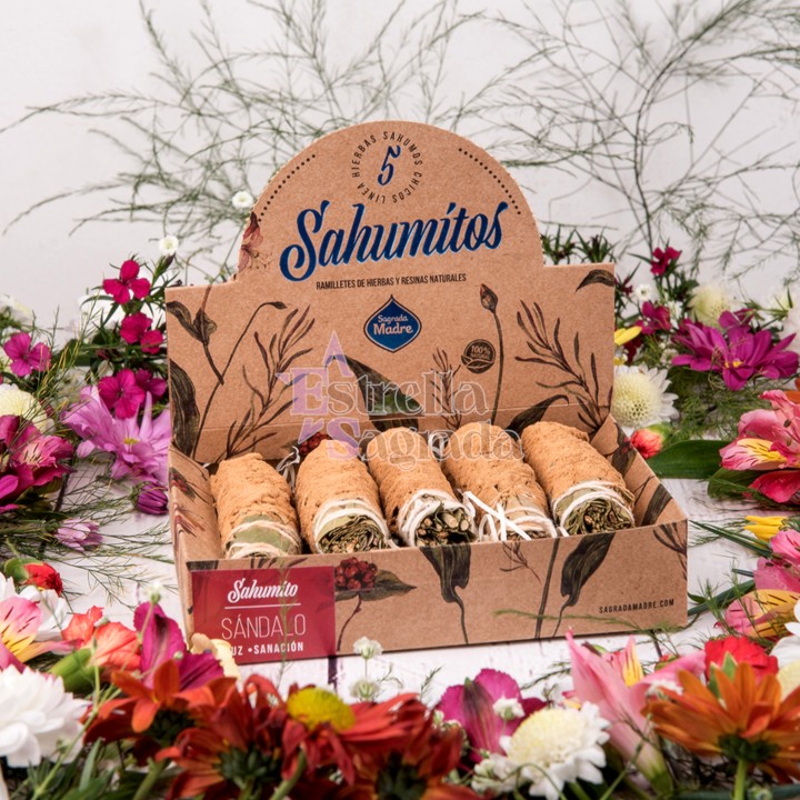 Sahumitos De Sándalo X5 Sagrada Madre
