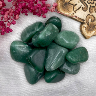 Piedra Cuarzo Verde Rolado 100 Gramos