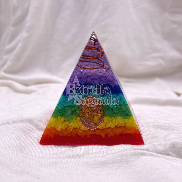 Pirámide Orgon 7 Chakras Y Árbol De La Vida