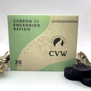 Carbón Redondo X36 Unidades