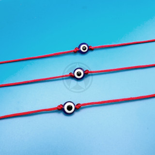 Pulsera Ojo Turco Hilo Rojo
