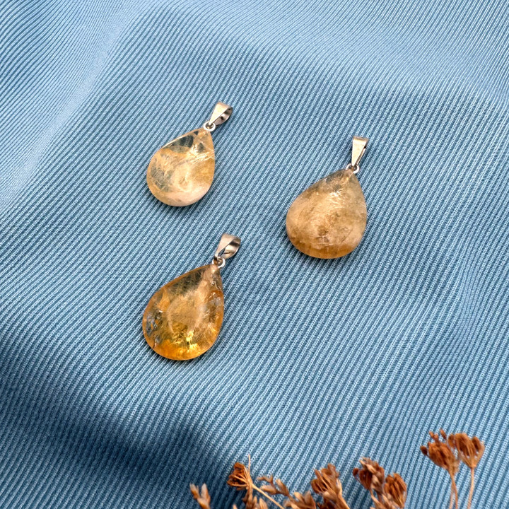 Dije Gota Citrino Mini