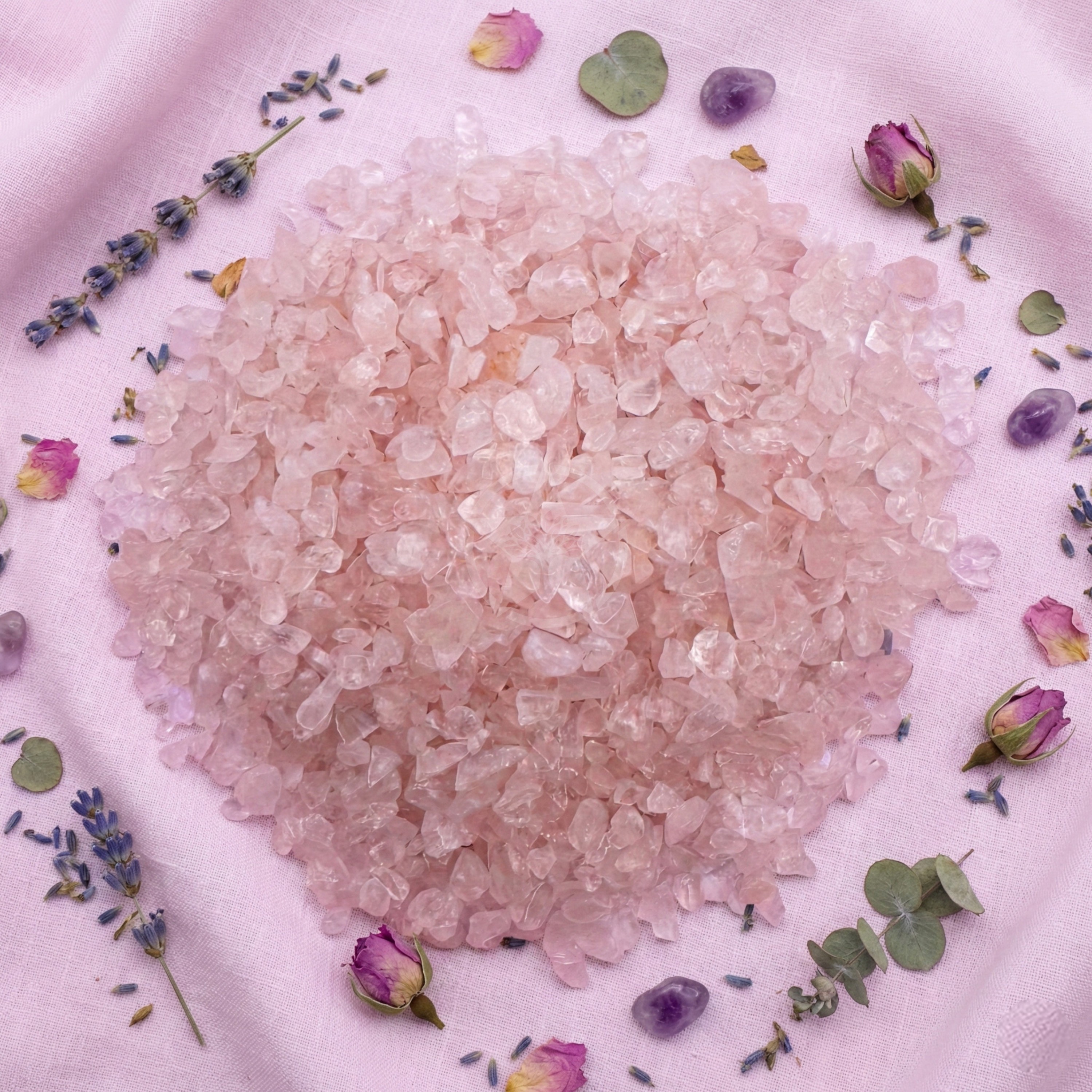Picadillo Piedra Cuarzo Rosa