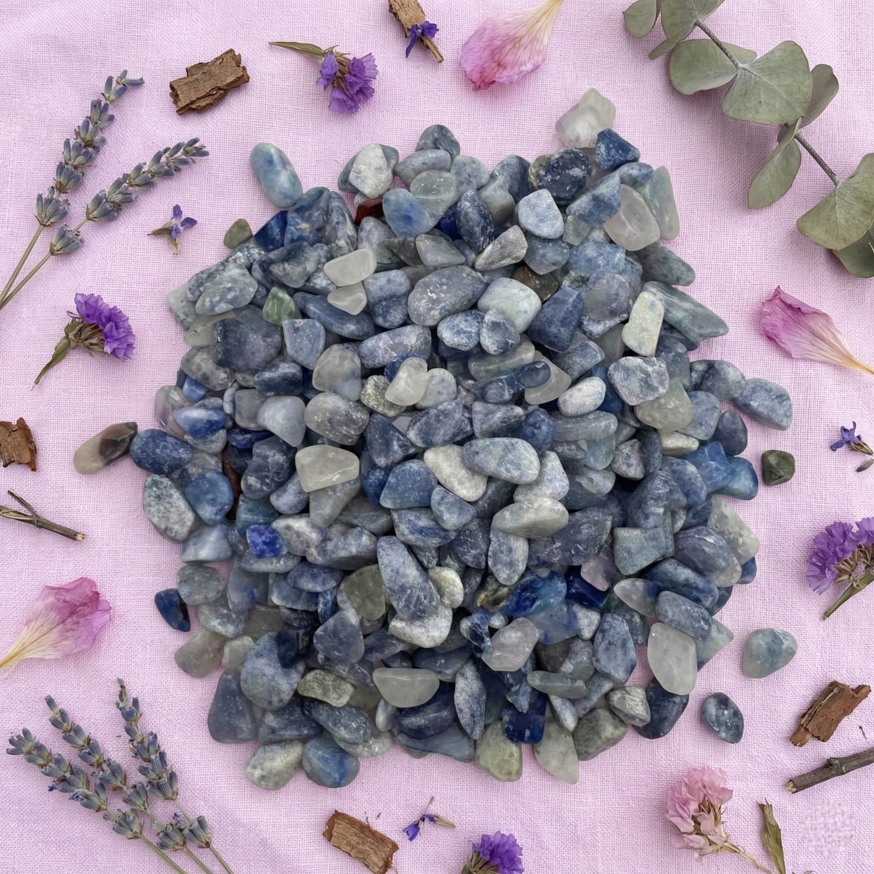 Picadillo Piedra Cuarzo Azul