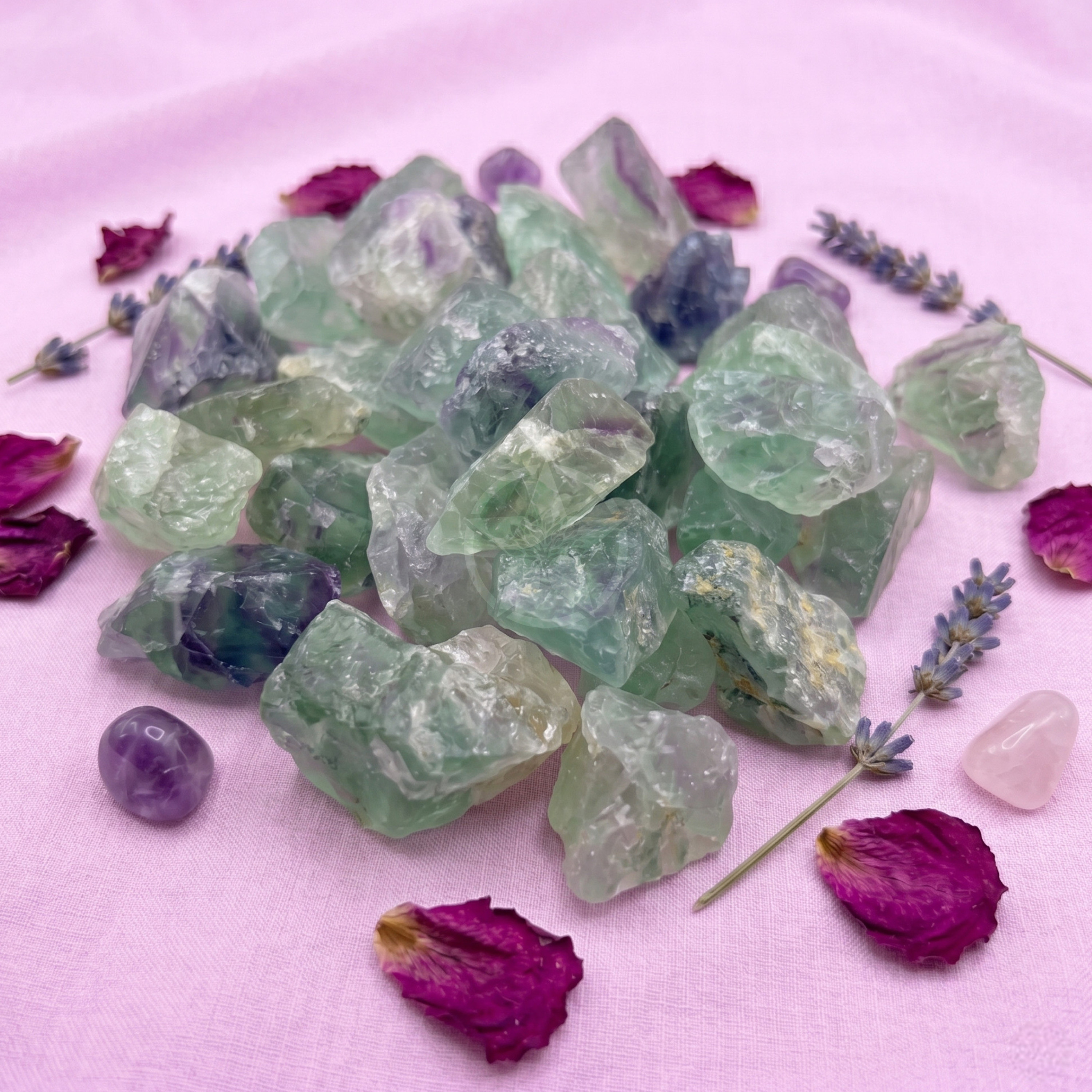 Piedra Fluorita Verde En Bruto, imagen 2