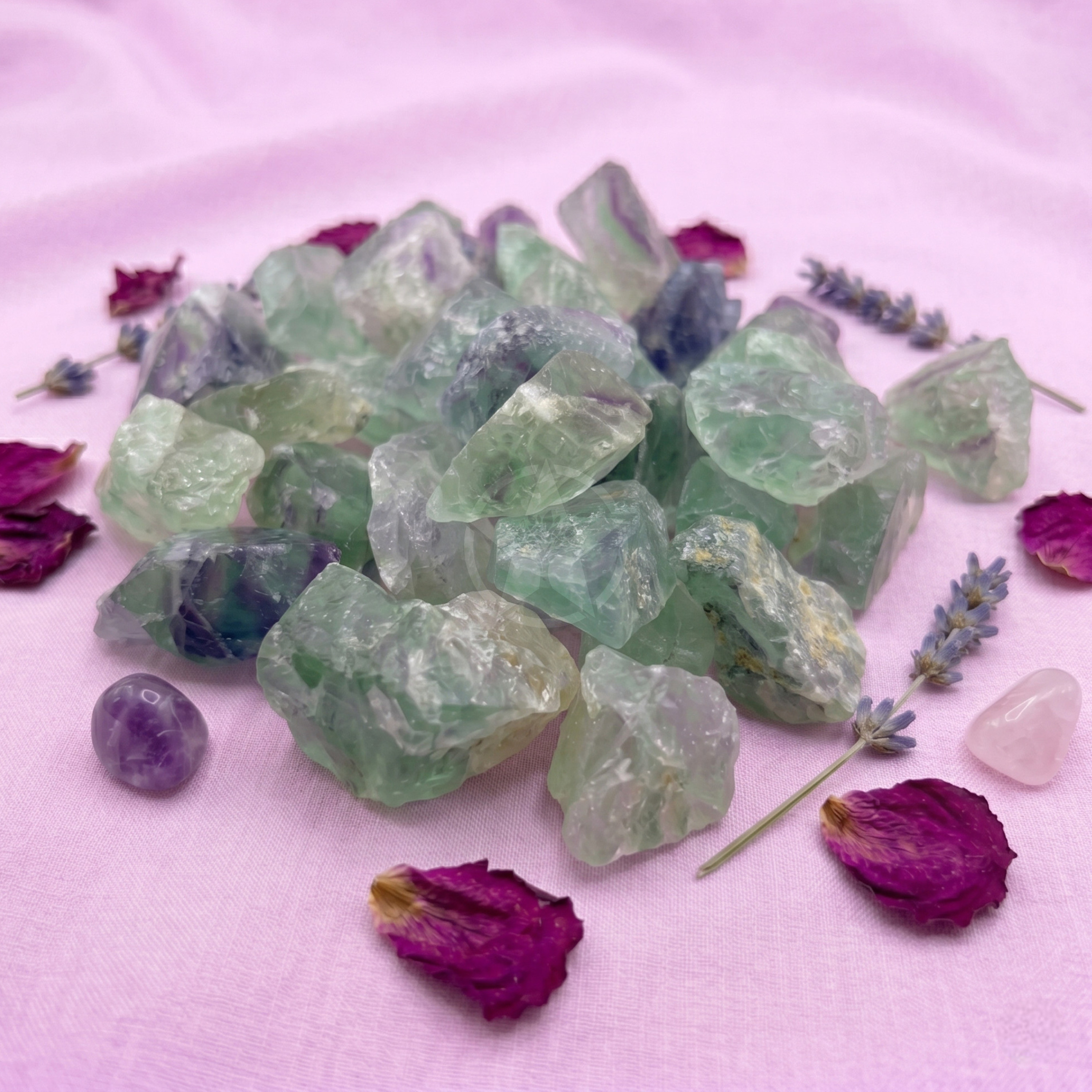 Piedra Fluorita Verde En Bruto, imagen 3