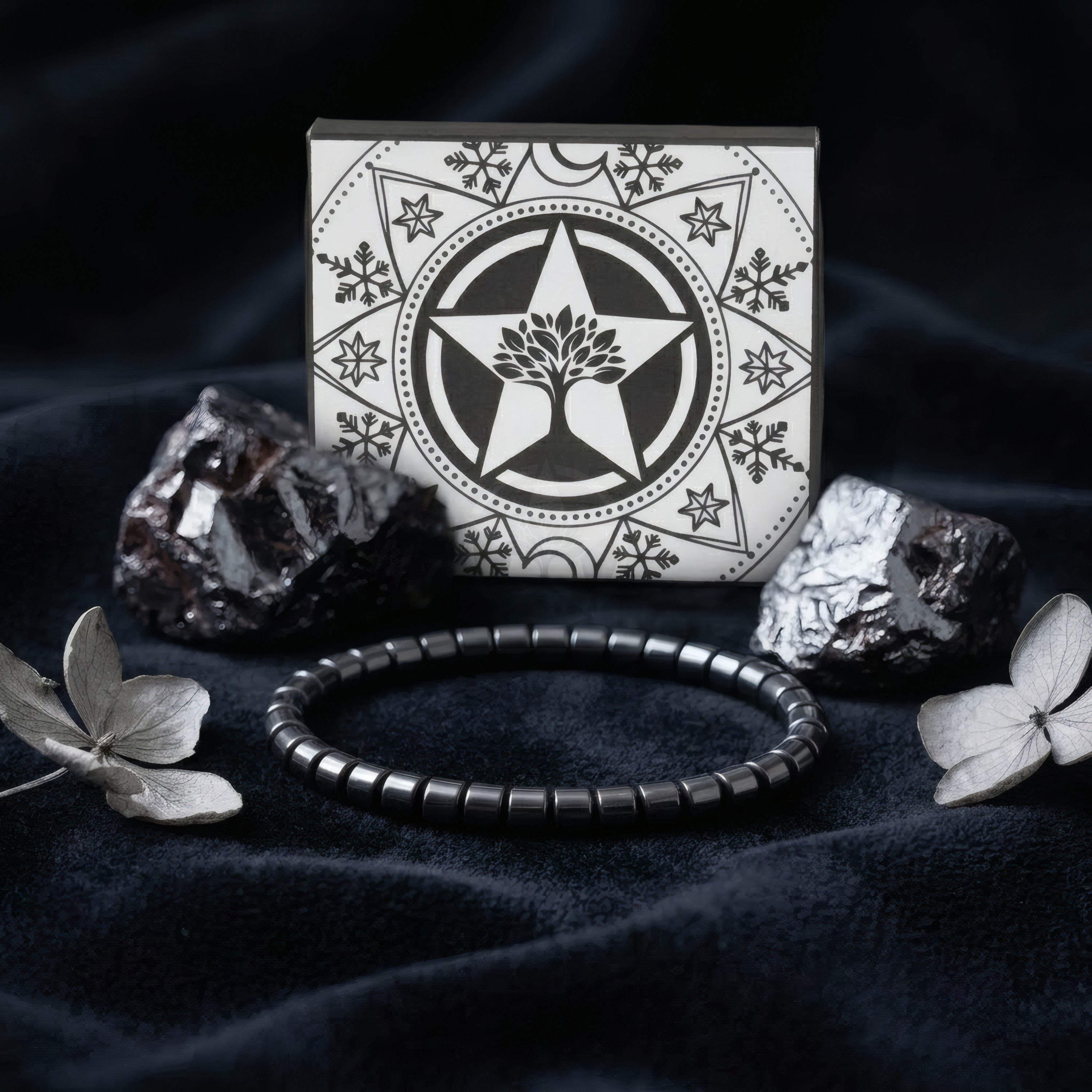 Pulsera Enfoque De Hematite Natural, imagen 3