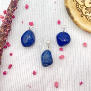 Dije Ágata Azul Rolada