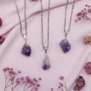 Dije Amatista En Bruto Mini