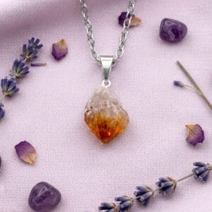 Dije Citrino En Bruto Mini