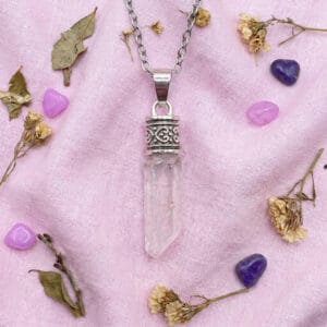 Dije Cuarzo Cristal En Bruto Premium