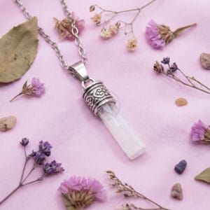 Dije Selenita En Bruto Premium