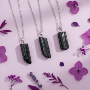 Dije Turmalina Negra En Bruto