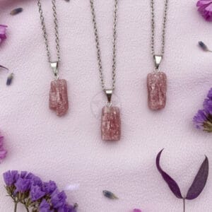 Dije Turmalina Rosa En Bruto