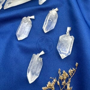 Dije Cuarzo Cristal En Bruto