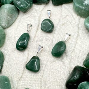 Dije Cuarzo Verde Rolado