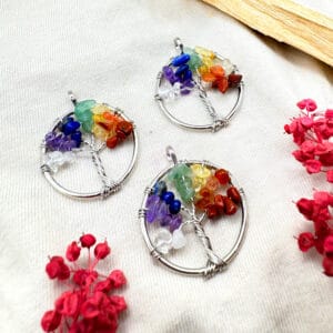 Dije Árbol De La Vida 7 Chakras