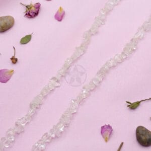 Tira De Escallas 80cm Cuarzo Cristal