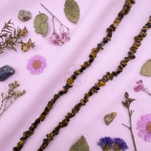 Tira De Escallas 80cm Ojo De Tigre