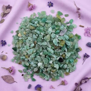 Picadillo Piedra Cuarzo Verde 100 Gramos