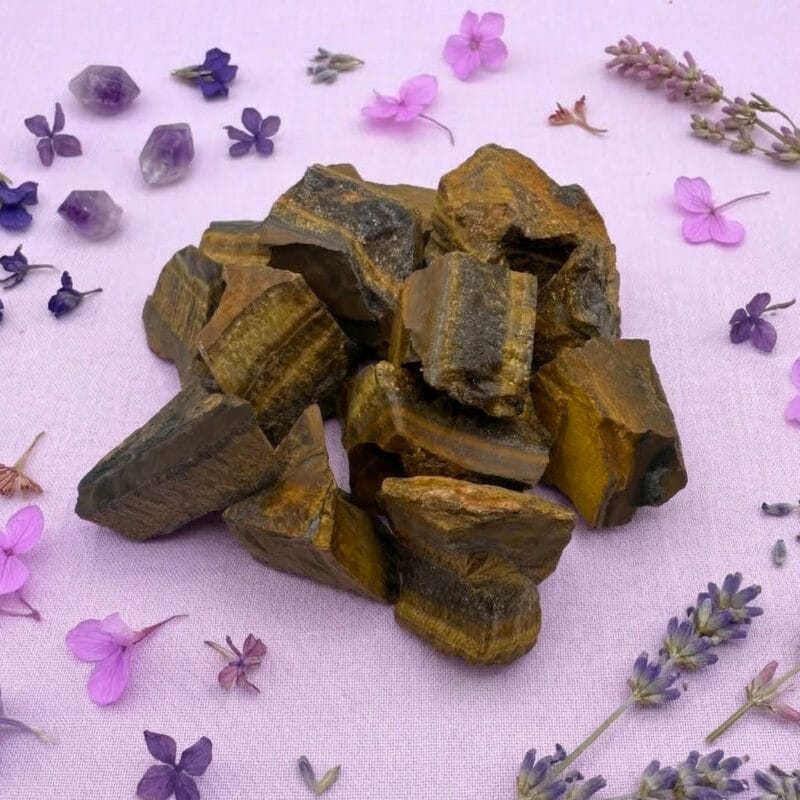 Piedra Ojo De Tigre En Bruto 01