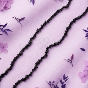 Tira De Escallas 80cm Obsidiana