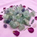 Piedra Fluorita Verde En Bruto 02