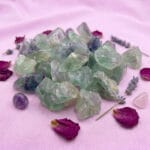 Piedra Fluorita Verde En Bruto 03