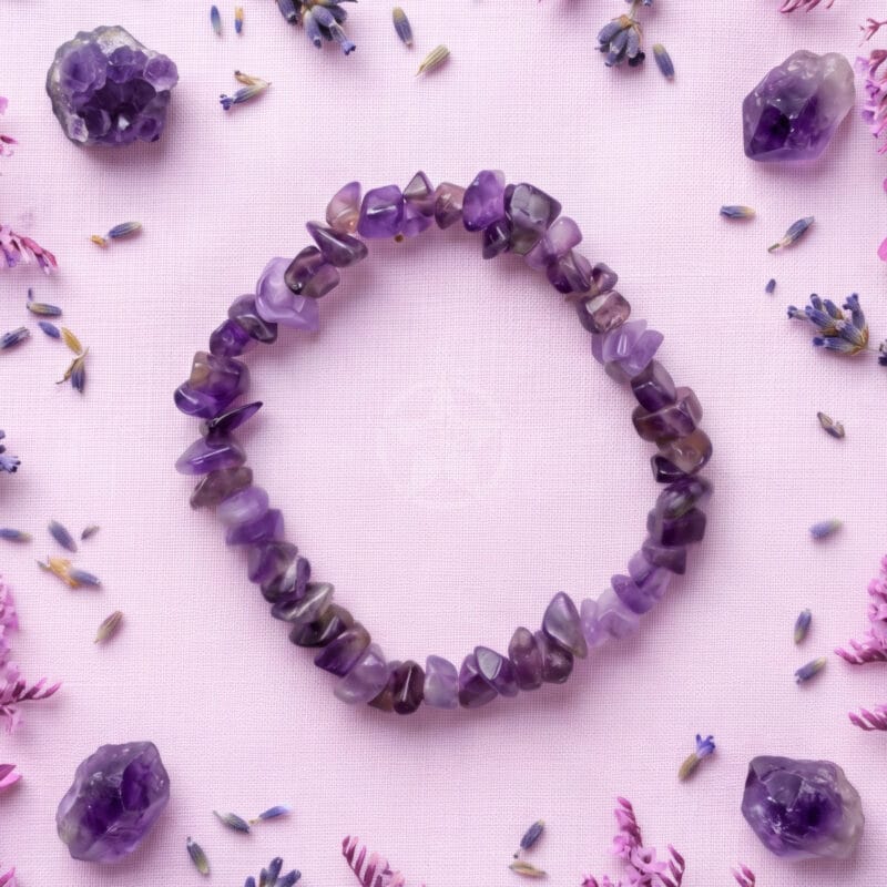 Pulsera Elastizada Amatista 01